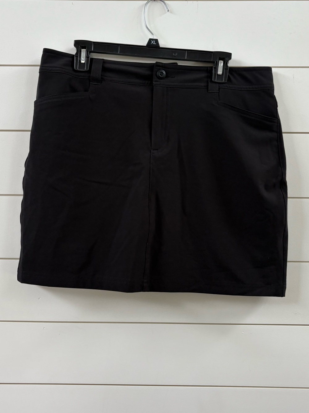 Eddie Bauer Black Women's Skort with Belt Loops